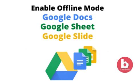 how to use google drive in offline mode