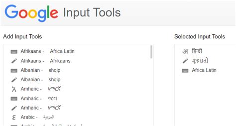 how to use google input tools in ms word