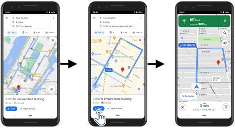how to use google map when driving