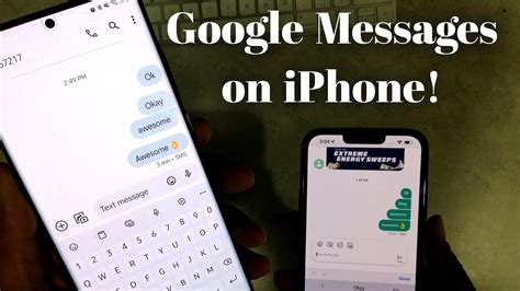how to use google messages on iphone