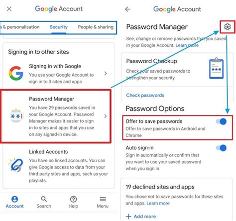 how to use google password manager to generate password