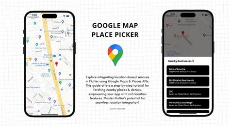 how to use google places api in flutter