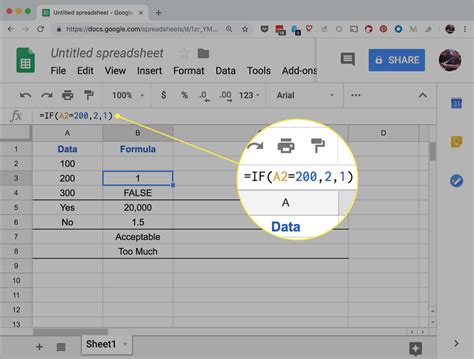 how to use google sheets formulas