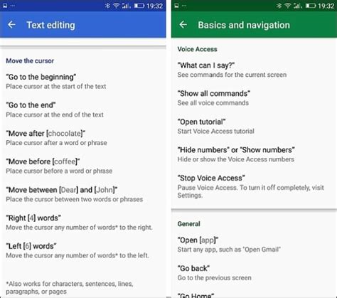 how to use google voice commands on android