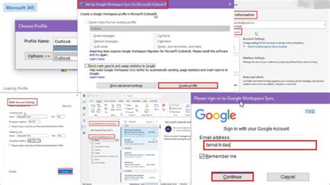 how to use google workspace sync for microsoft outlook