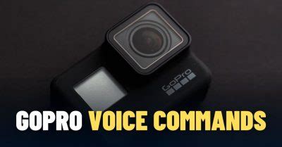 how to use gopro voice commands