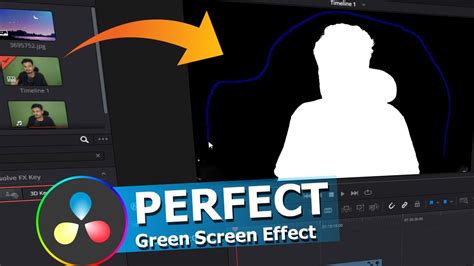 how to use green screen effect in davinci resolve