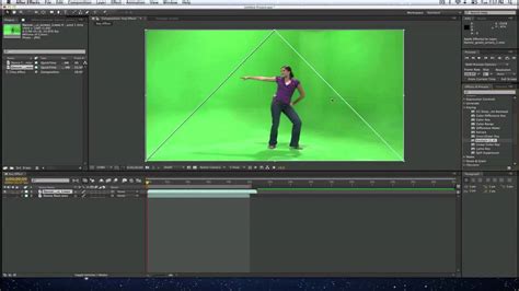 how to use green screen overlay in after effects