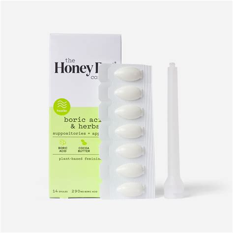 how to use honey pot boric acid suppositories