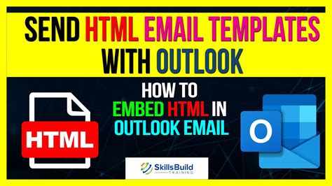 how to use html in outlook