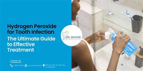 how to use hydrogen peroxide for tooth ache