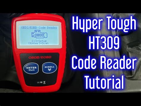 How To Use Hyper Tough Ht300 Code Reader