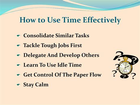 how to use idle time