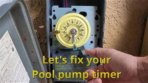 How To Use Intermatic Pool Timer