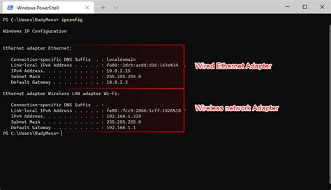how to use ipconfig command on mac