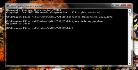 How To Use Java On Command Prompt