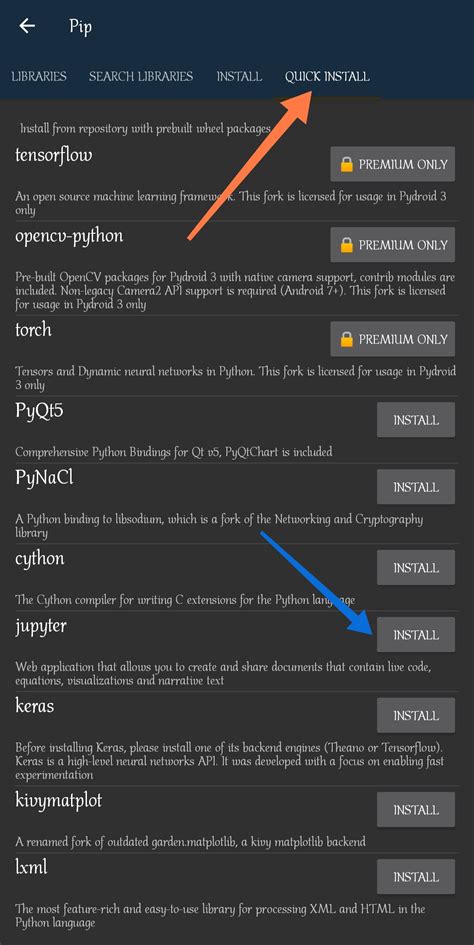 how to use jupyter notebook in android