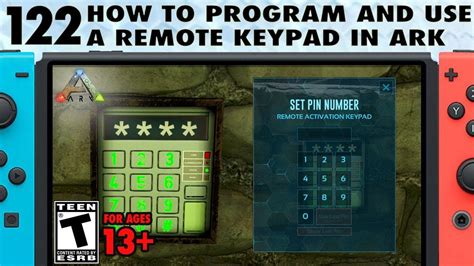 How To Use Keypad In Ark