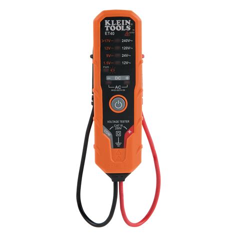 How To Use Klein Tools Et40 Voltage Tester
