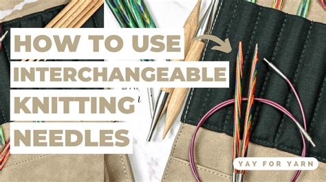 How To Use Knit Picks Interchangeable Needles