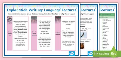 how to use language features in writing