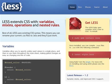 How To Use Less Css In