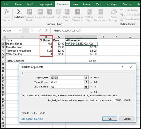 how to use like in excel if formula