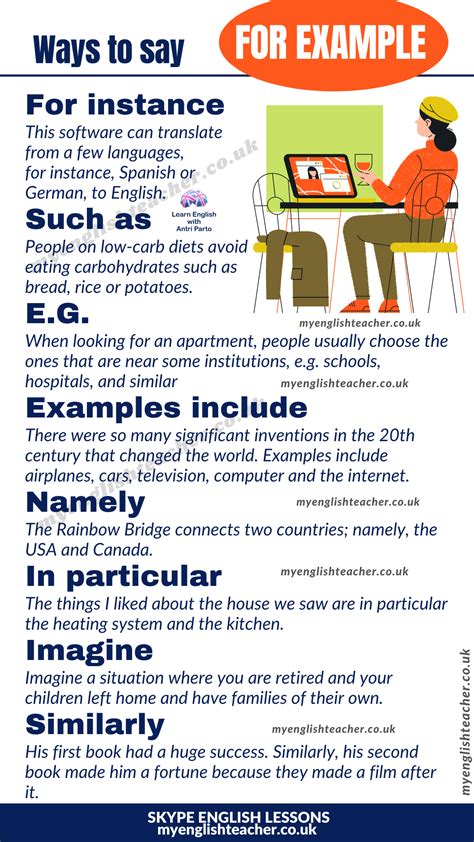 how to use like to give examples
