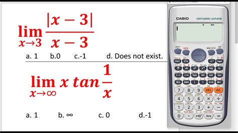 how to use limit in scientific calculator