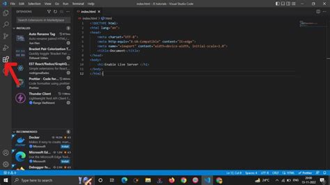 how to use live server in visual code