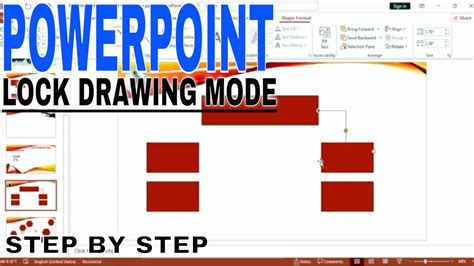 How To Use Lock Drawing Mode In Powerpoint