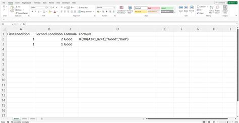 how to use logic in excel