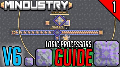 how to use logic processors in mindustry