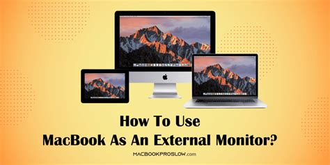 How To Use Macbook With External Monitor