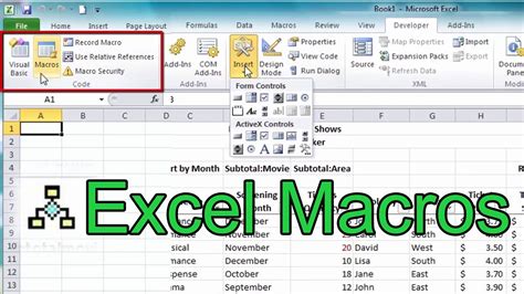 how to use macros and vba in excel