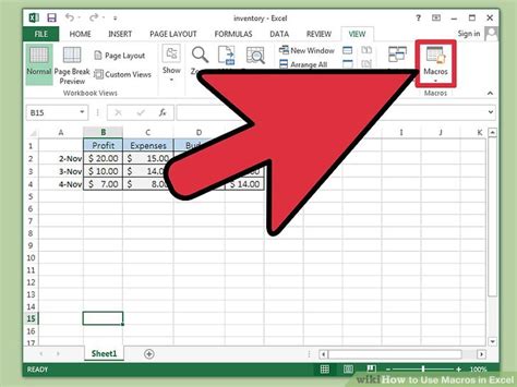 how to use macros in excel online