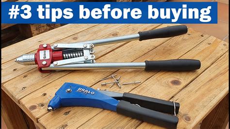 How To Use Manual Rivet Tool