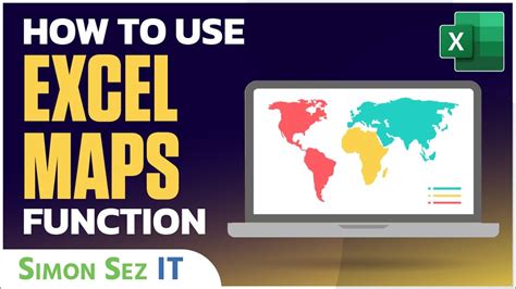 how to use map feature in excel