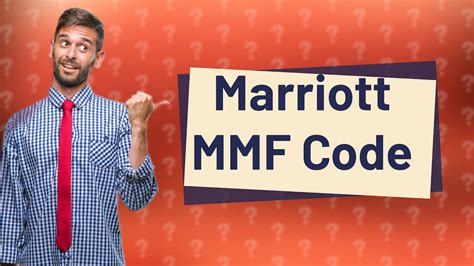 How To Use Marriott Mmf Code