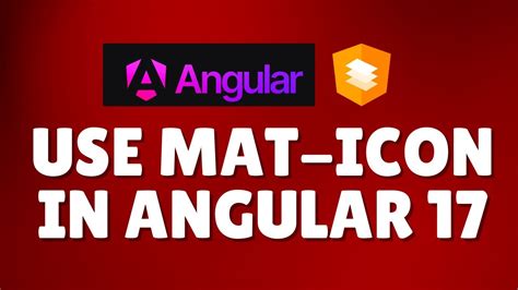 How To Use Mat-Icon Angular