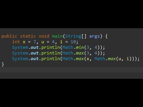 how to use math.max in java