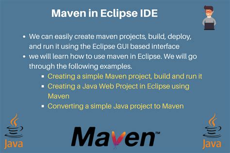 how to use maven in eclipse for java project