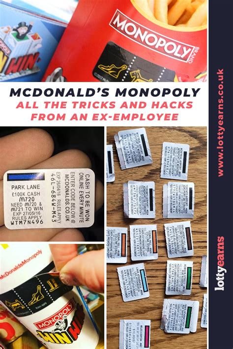how to use mcdonalds monopoly coupons