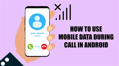 how to use mobile data during call android