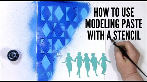 How To Use Modeling Paste With Stencils