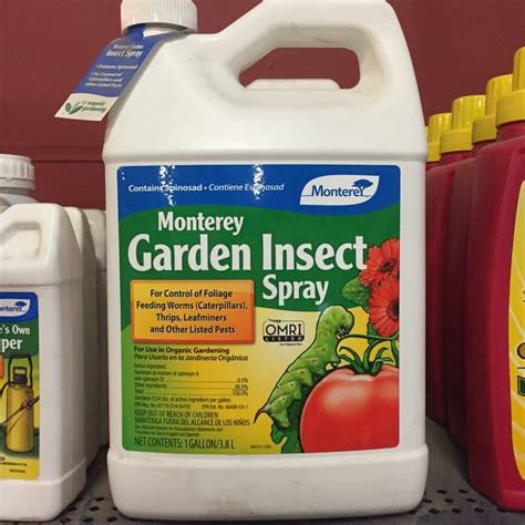 how to use Monterey garden insect spray