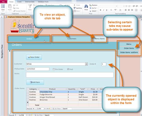 How To Use Navigation Form In Access