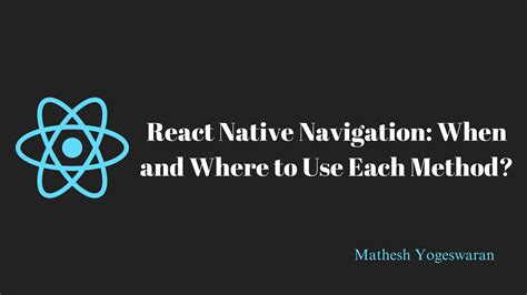 How To Use Navigation React Native