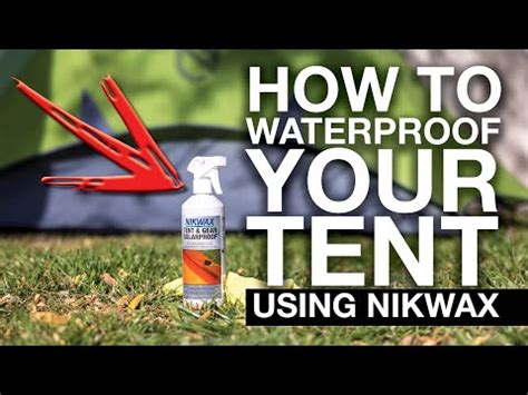 how to use nikwax waterproofing