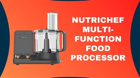 How To Use Nutrichef Food Processor